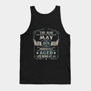 41th Birthday Gift The Man Myth Legend May 1979 Tank Top